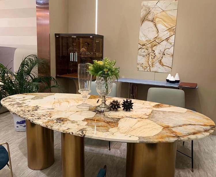 Ultra super thin marble veneer interior decoration project工程展示CASES