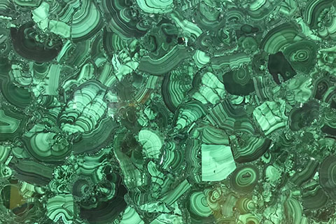 Green semiprecious stone gemstone malachite