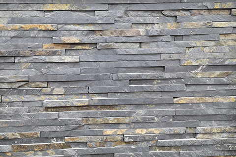 Split face slates tiles