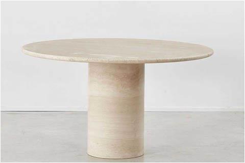 Travertine Dining Table