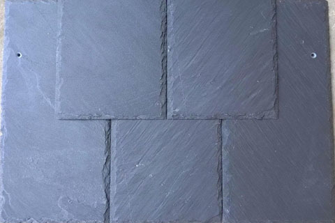 Split face slates tiles