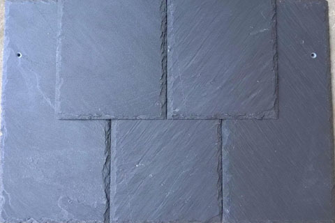 Split face slates tiles