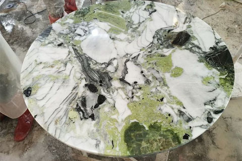 Ice jade green marble countertop