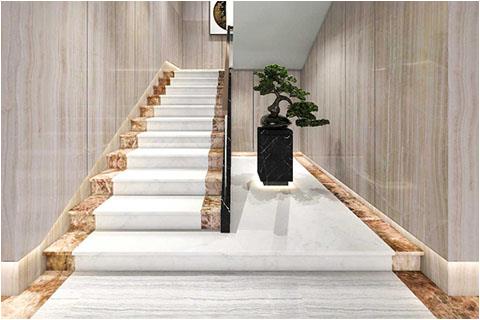 China statuario marble stair
