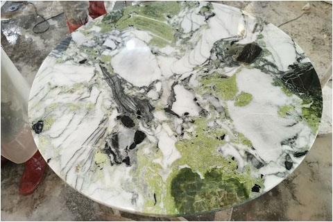 Ice jade green marble countertop