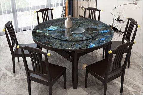 Blue Labradorite Granite Table