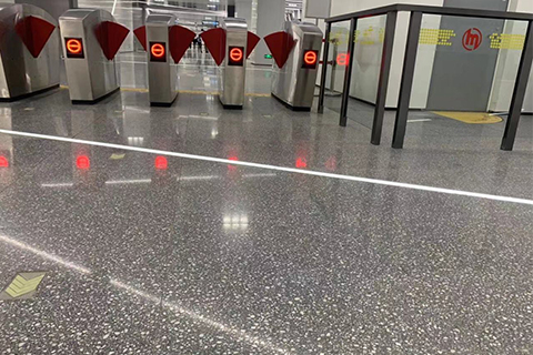 Commercial Decoration Gray Terrazzo Floor