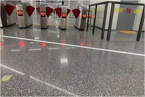 Commercial Decoration Gray Terrazzo Floor