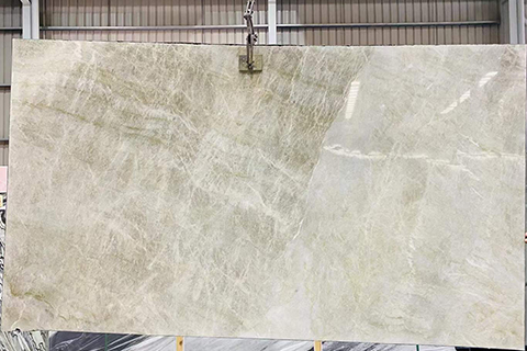 Naica Quartzite White Granite Stone Slabs Taj Mahal Quartzit