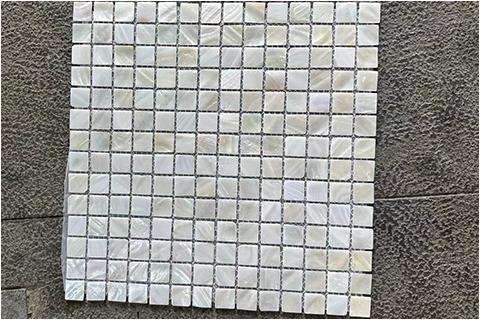Splicing Back Mesh Backsplash Decoration Pearl Shell Mosaics