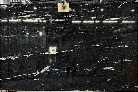 Black Fusion Granite Slab