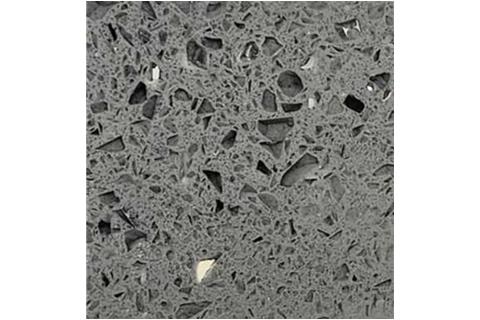 Grey Speckled Engineered Quartz Stone for Countertops