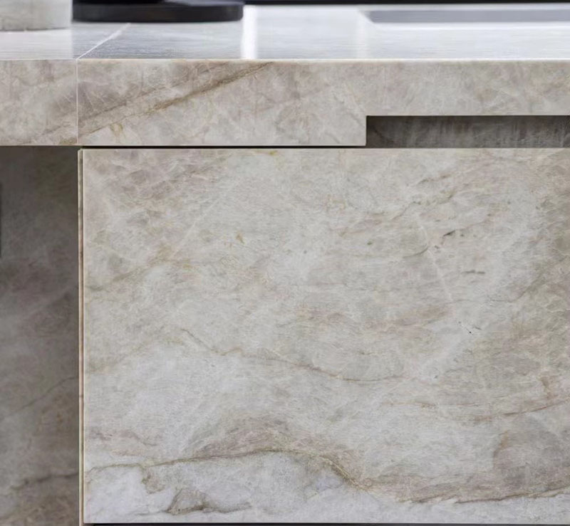 Close-up texture of premium Taj Mahal Quartzite slab with gold veining..jpg Close-up texture of premium Taj Mahal Quartzite slab with gold veining..jpg