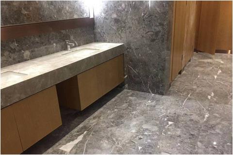 sunny grey marble interior decoration