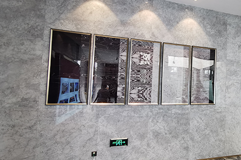 Carrara marble interior decoration project