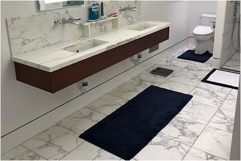 Calacatta white marble villa interior decoration project