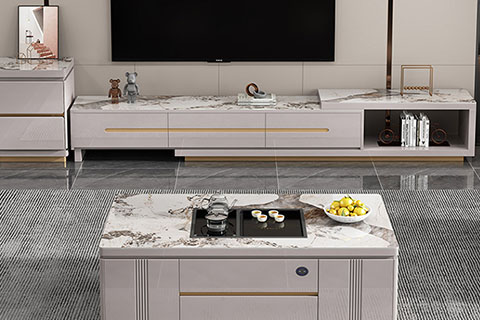 Multi-functional Sintered Stone Coffee Table