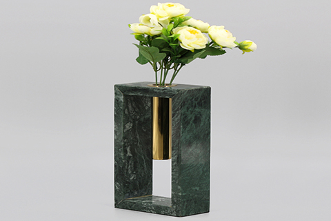 Marble Glass Vase
