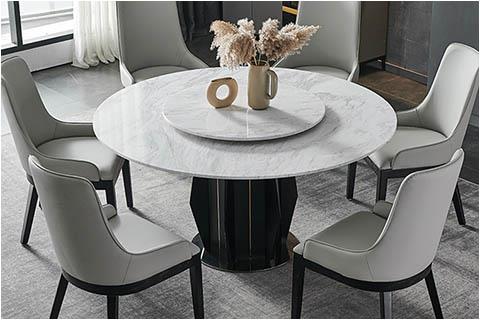 Marble Round Dining Table