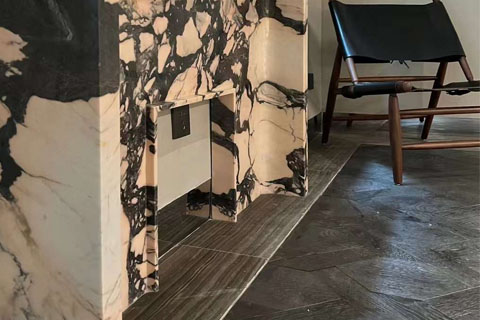 Natural Bulgari Powder Marble for Fireplace