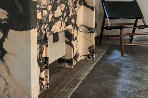 Natural Bulgari Powder Marble for Fireplace