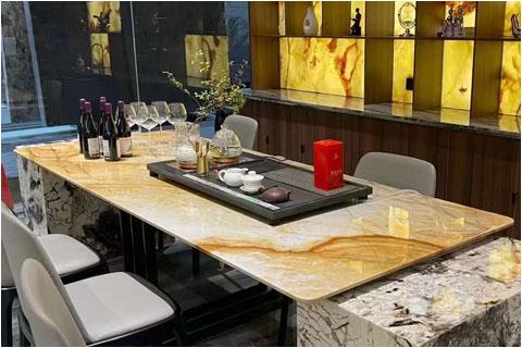 Golden coast marble countertop
