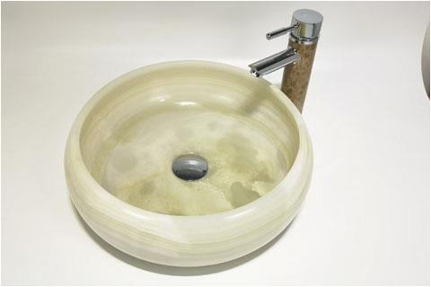 Green Onyx Stone Hand Washing Basin Sink